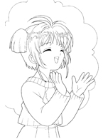 Cardcaptor Sakura Coloring Page